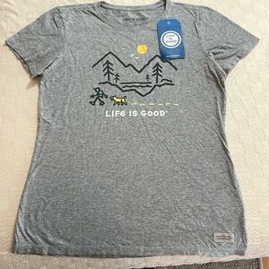 NWT Life is Good Crusher Tee